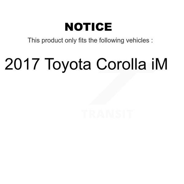 Front Bearing Lower Ball Joint & Sway Bar Stabilizer Link Kit For 2017 Toyota Corolla IM